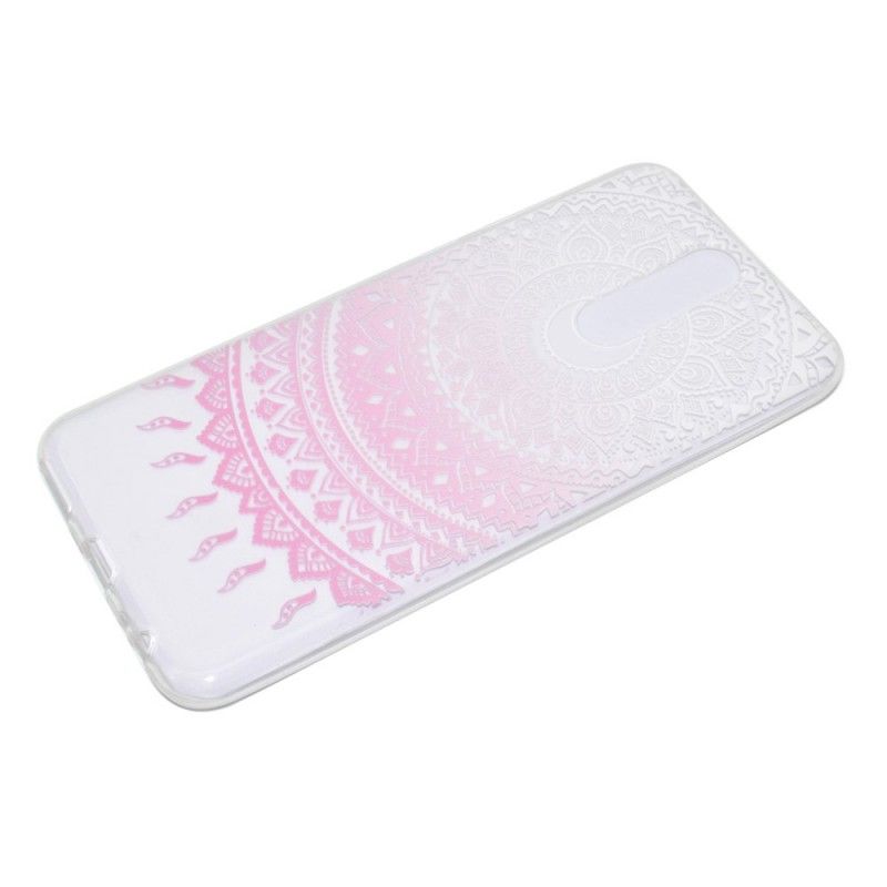 Skal för Huawei Mate 10 Lite Rosa Transparent Färgglad Mandala