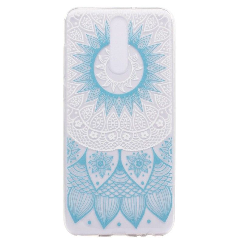 Skal för Huawei Mate 10 Lite Rosa Transparent Färgglad Mandala