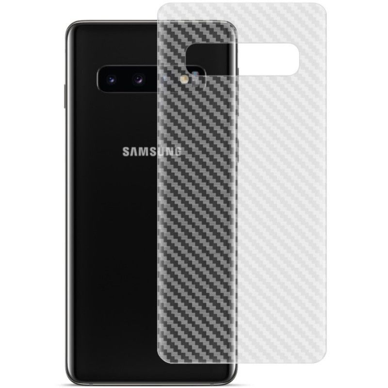 Bakre Skyddsfilm Samsung Galaxy S10 Carbon Style Imak