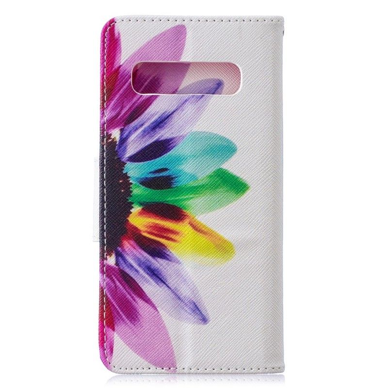 Fodral Samsung Galaxy S10 Akvarellblomma