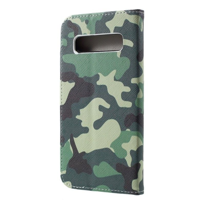 Fodral Samsung Galaxy S10 Militär Kamouflage