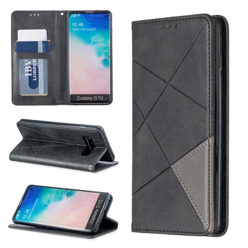 Folio-fodral Samsung Galaxy S10 Svart Artiststil