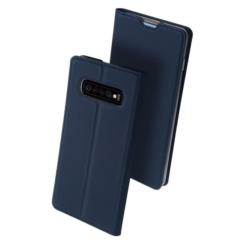 Folio-fodral Samsung Galaxy S10 Svart Förstklassig Serie