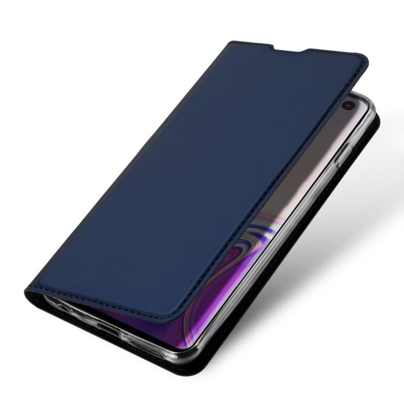Folio-fodral Samsung Galaxy S10 Svart Förstklassig Serie
