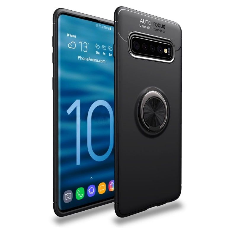 Skal för Samsung Galaxy S10 Svart Roterande Ring