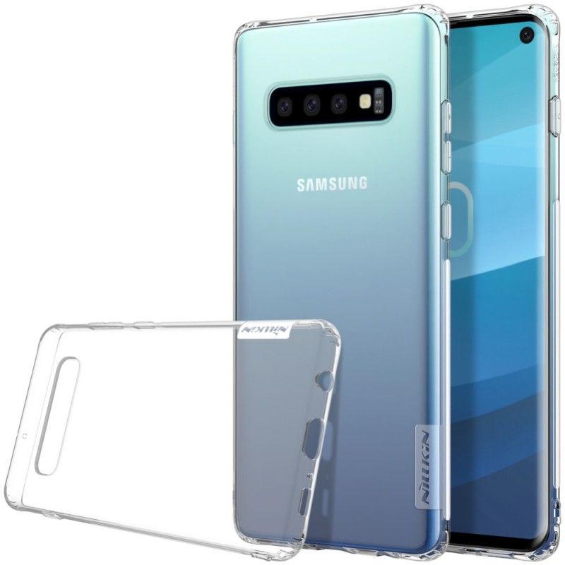 Skal Samsung Galaxy S10 Vit Transparent Nillkin