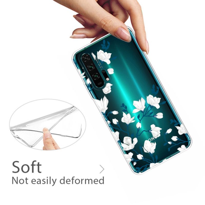 Skal Honor 20 Pro Vita Blommor