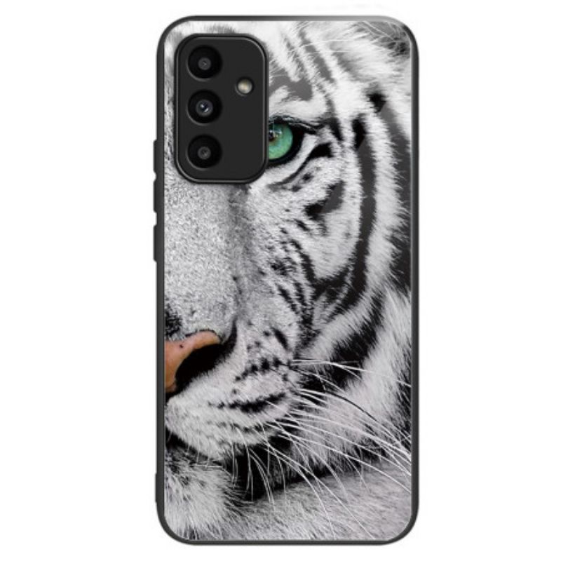 Skal Samsung Galaxy A15 5g Telefonfodral Tigerhuvud Härdat Glas