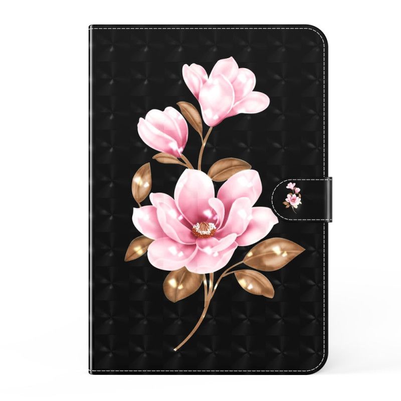 Fodral för Samsung Galaxy Tab A7 Ljusa Fläckrosa Blommor