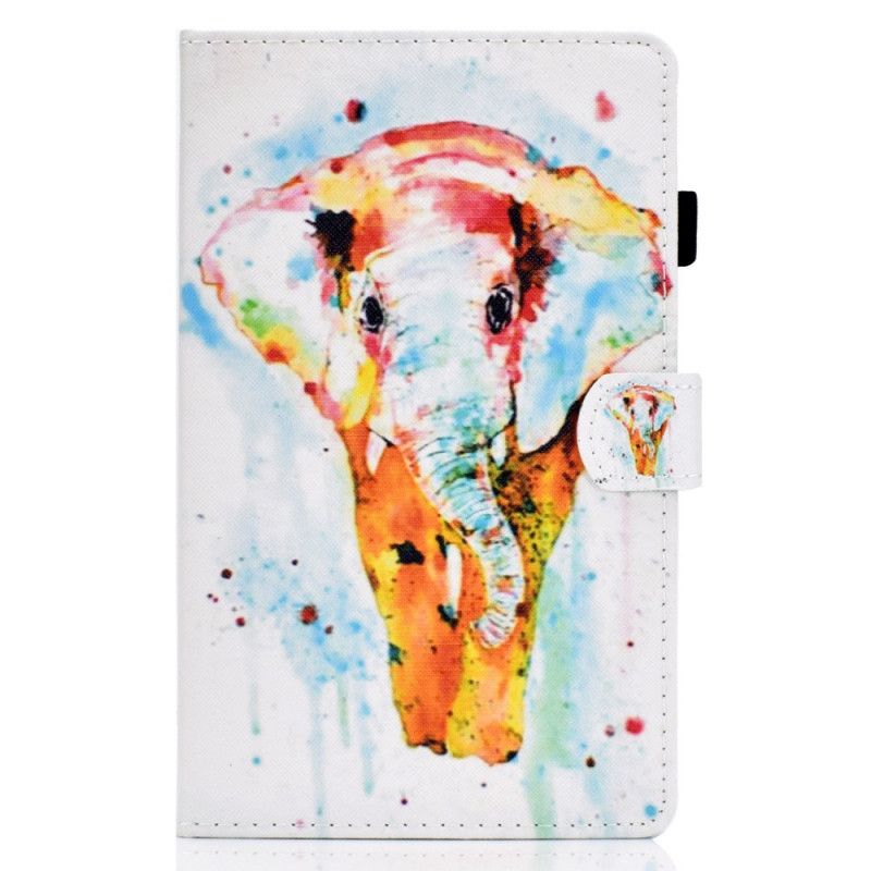 Fodral Samsung Galaxy Tab A7 Akvarell Elefant