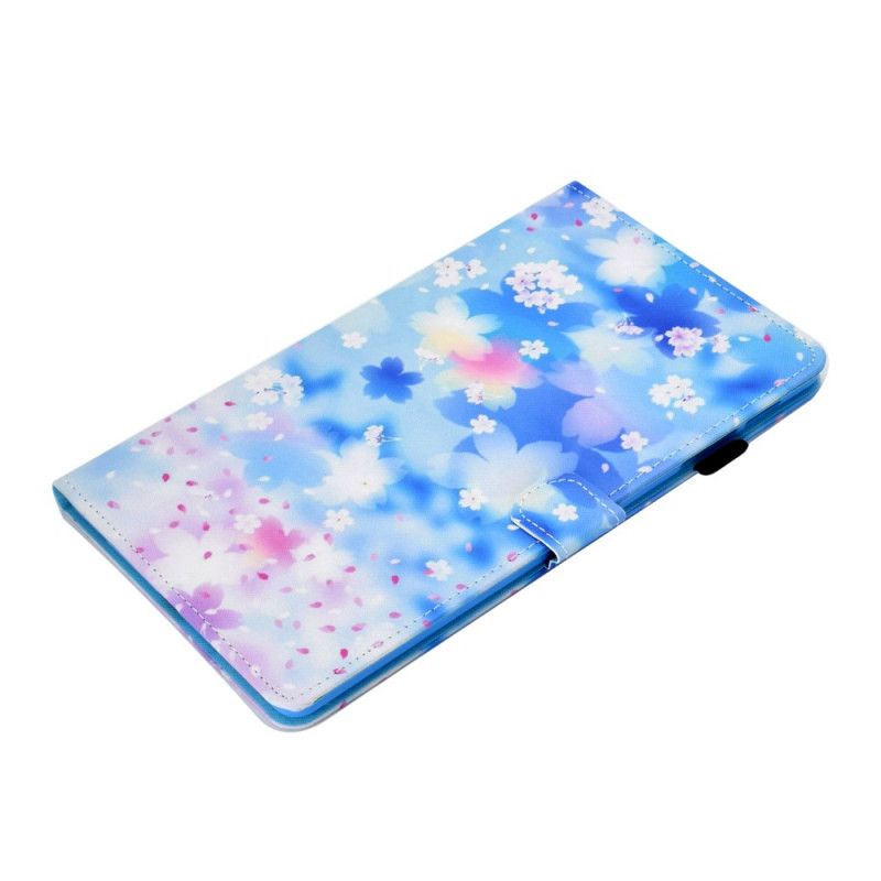 Fodral Samsung Galaxy Tab A7 Akvarellblommor