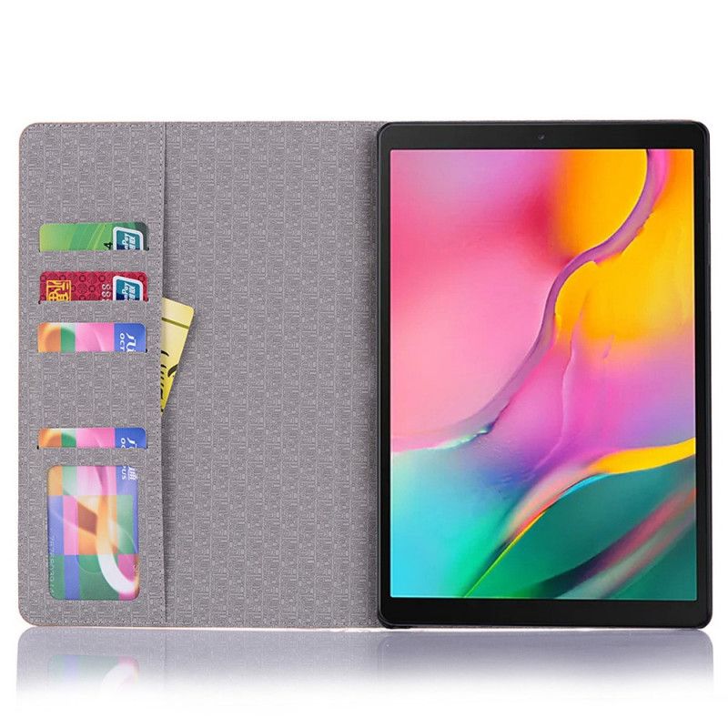 Fodral Samsung Galaxy Tab A7 Grå Strukturerad