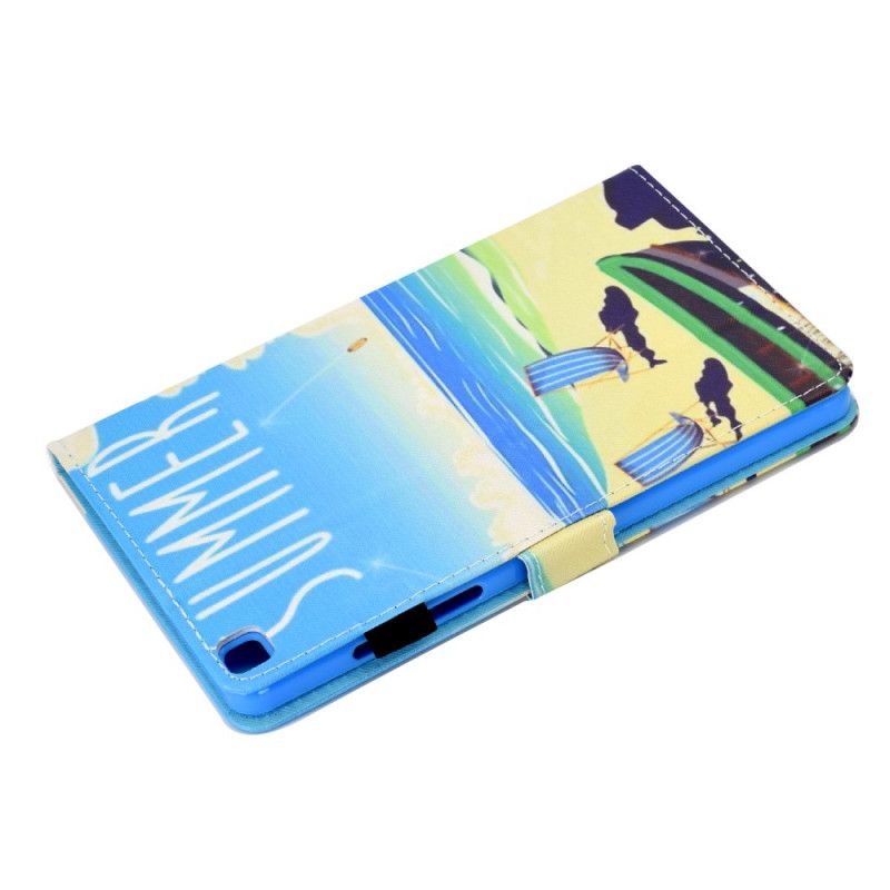 Fodral Samsung Galaxy Tab A7 Grön Strand