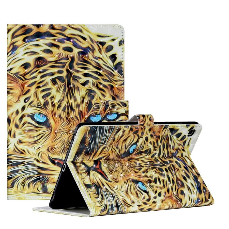 Läderfodral Samsung Galaxy Tab A7 Mobilskal Leopard