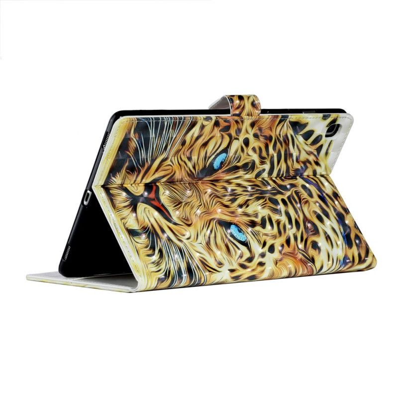 Läderfodral Samsung Galaxy Tab A7 Mobilskal Leopard