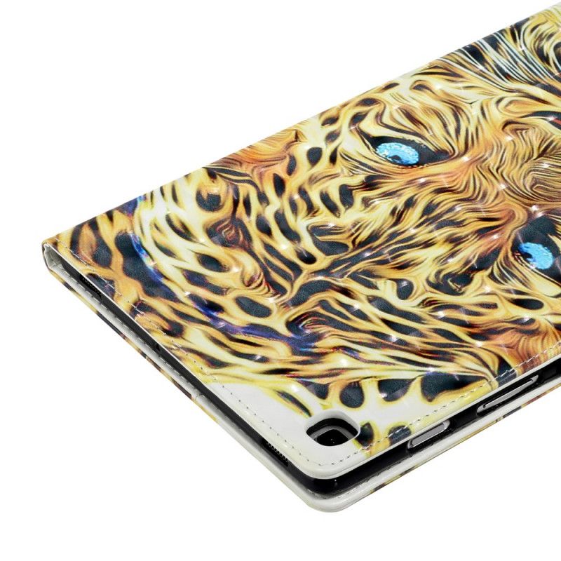 Läderfodral Samsung Galaxy Tab A7 Mobilskal Leopard