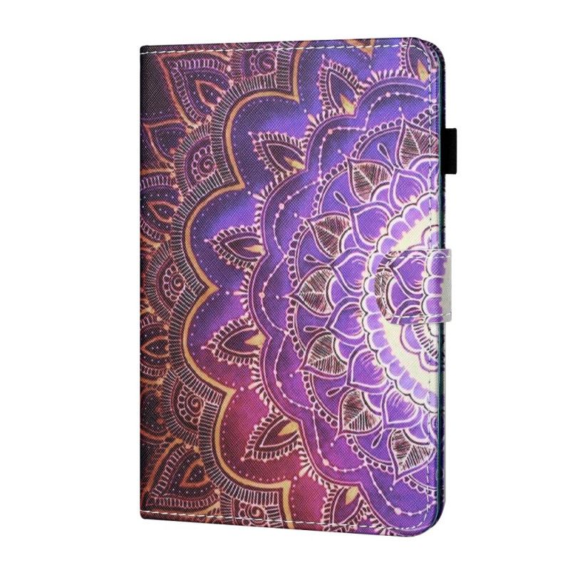 Läderfodral Samsung Galaxy Tab A7 Mobilskal Mandala Konst