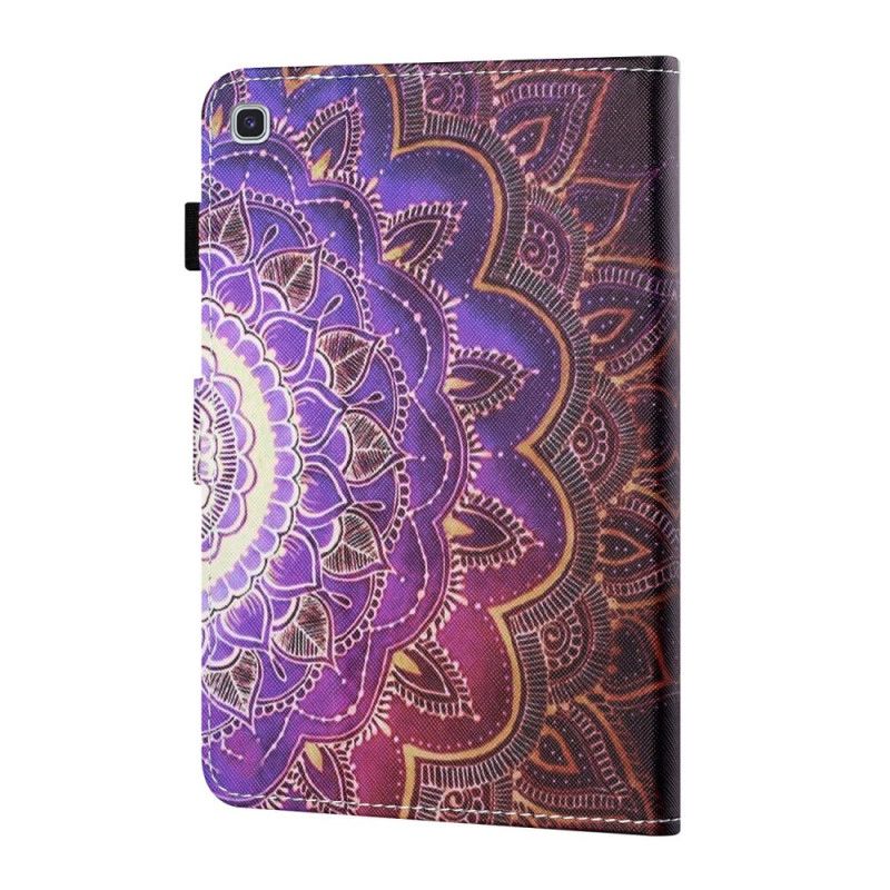 Läderfodral Samsung Galaxy Tab A7 Mobilskal Mandala Konst