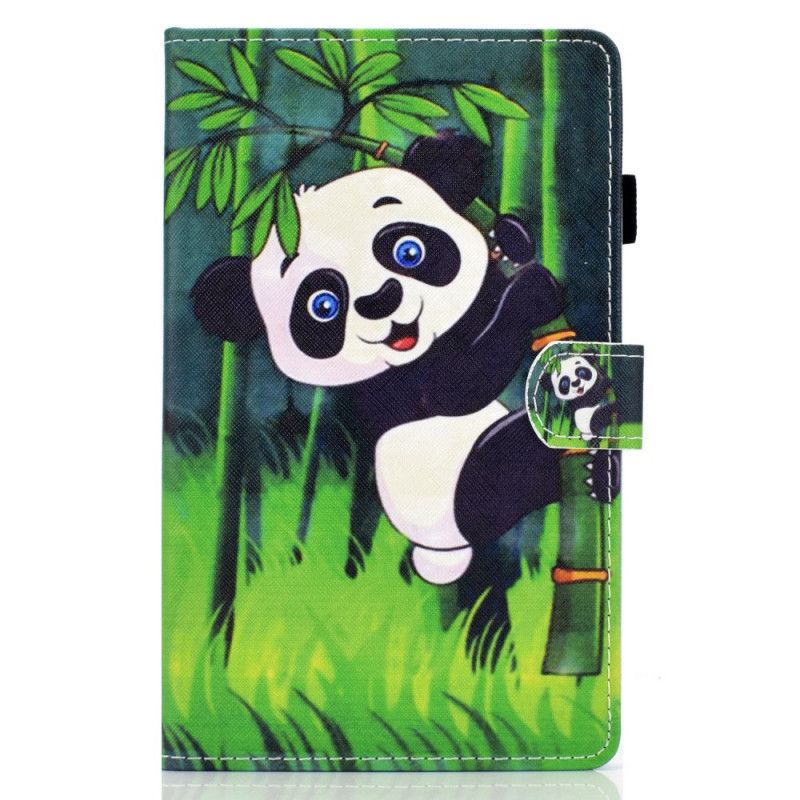 Läderfodral Samsung Galaxy Tab A7 Mobilskal Panda