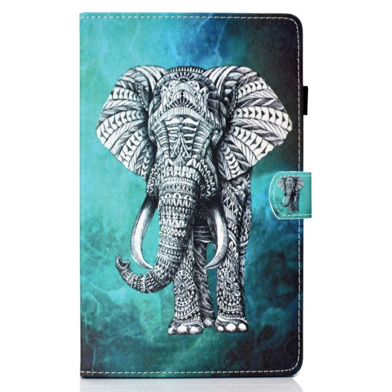 Läderfodral Samsung Galaxy Tab A7 Mobilskal Stamelefant