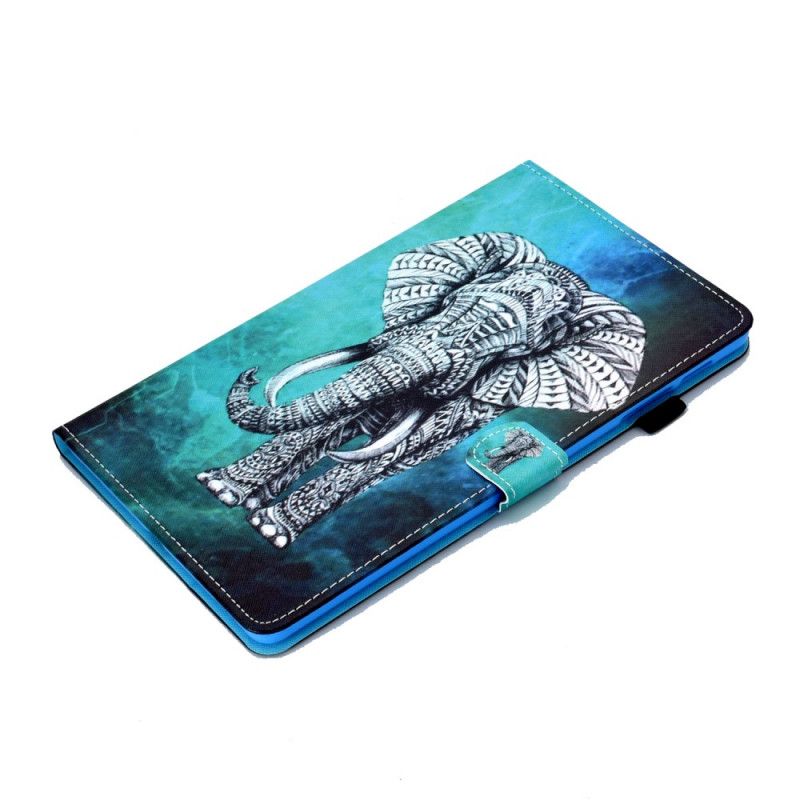 Läderfodral Samsung Galaxy Tab A7 Mobilskal Stamelefant