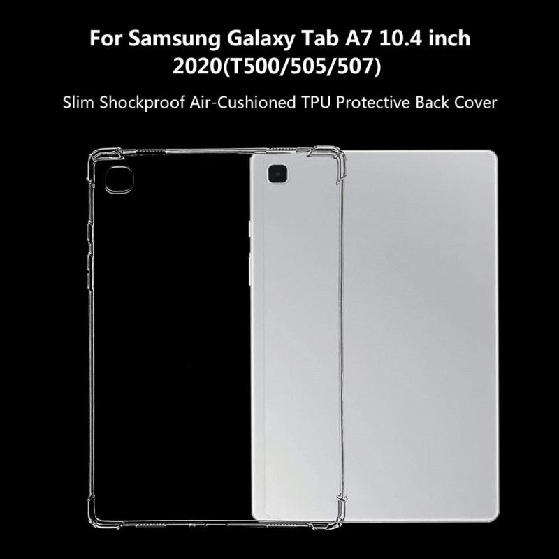 Skal Samsung Galaxy Tab A7 Genomskinliga Förstärkta Hörn