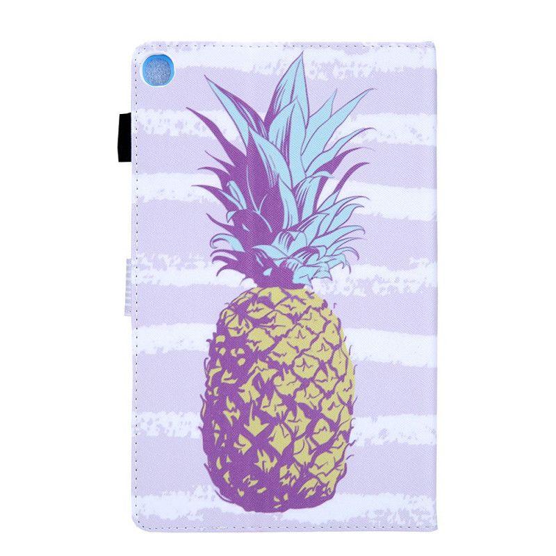 Skyddsfodral Samsung Galaxy Tab A7 Magenta Ananas Design