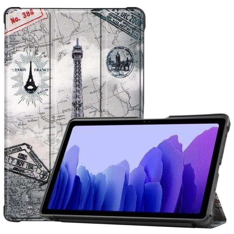 Smart Fodral Samsung Galaxy Tab A7 Förstärkt Eiffeltornet