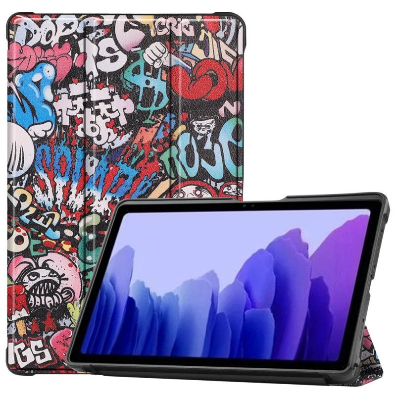 Smart Fodral Samsung Galaxy Tab A7 Förstärkt Graffiti