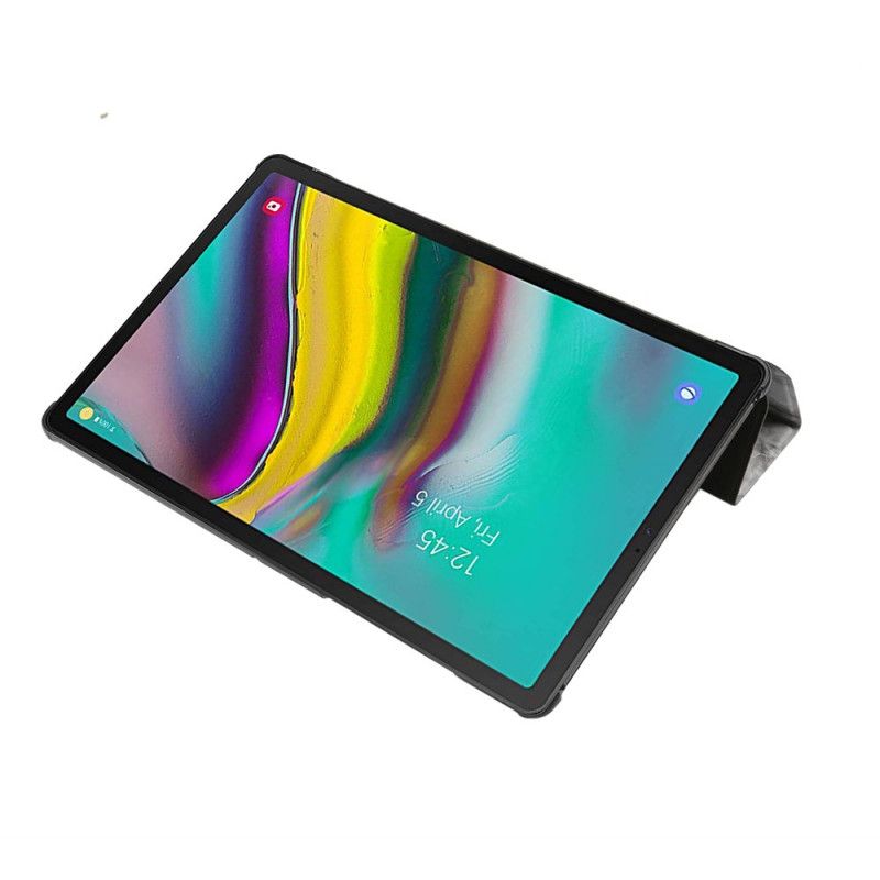 Smart Fodral Samsung Galaxy Tab A7 Grå Marmorstil