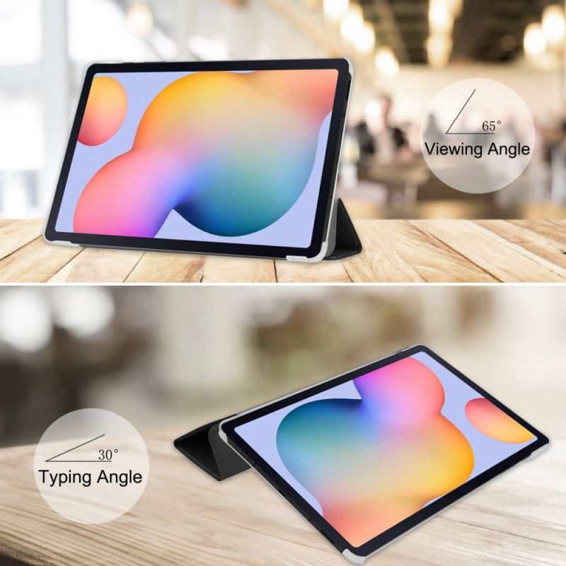 Smart Fodral Samsung Galaxy Tab A7 Svart Enkel Serie