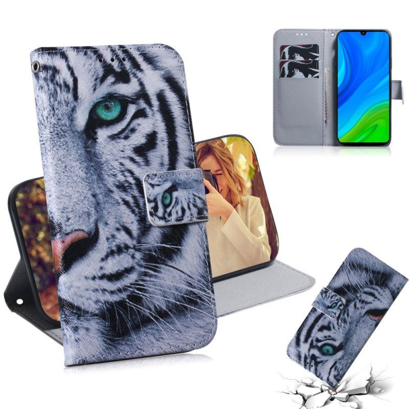 Fodral Huawei P Smart 2020 Tiger Ansikte