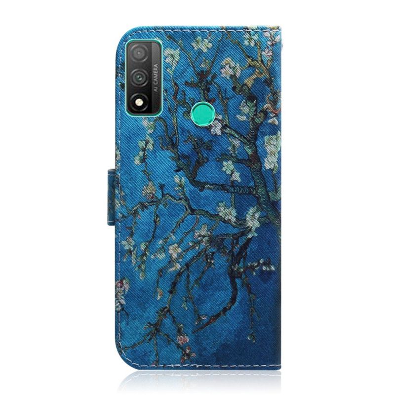 Läderskal Huawei P Smart 2020 Blommande Grenar