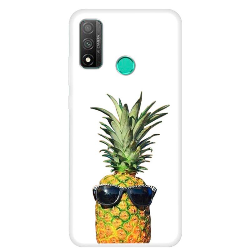 Skal för Huawei P Smart 2020 Transparent Ananas Med Glasögon