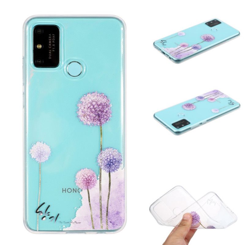 Skal för Huawei P Smart 2020 Transparent Färgade Maskrosor