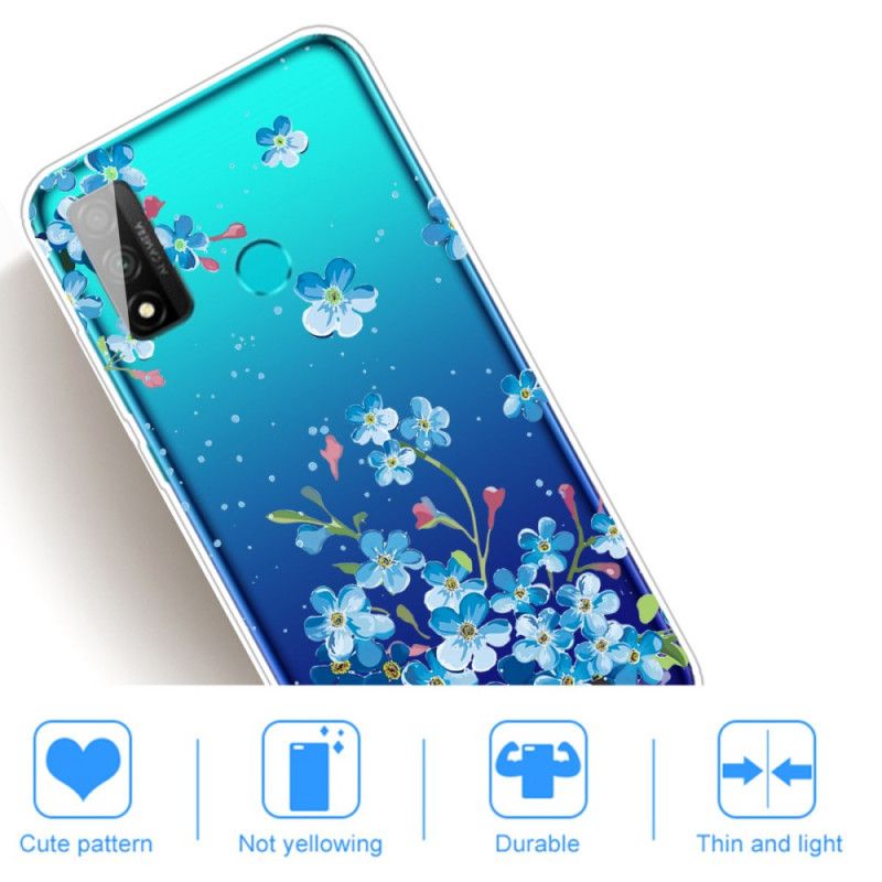 Skal Huawei P Smart 2020 Mobilskal Bukett Med Blå Blommor