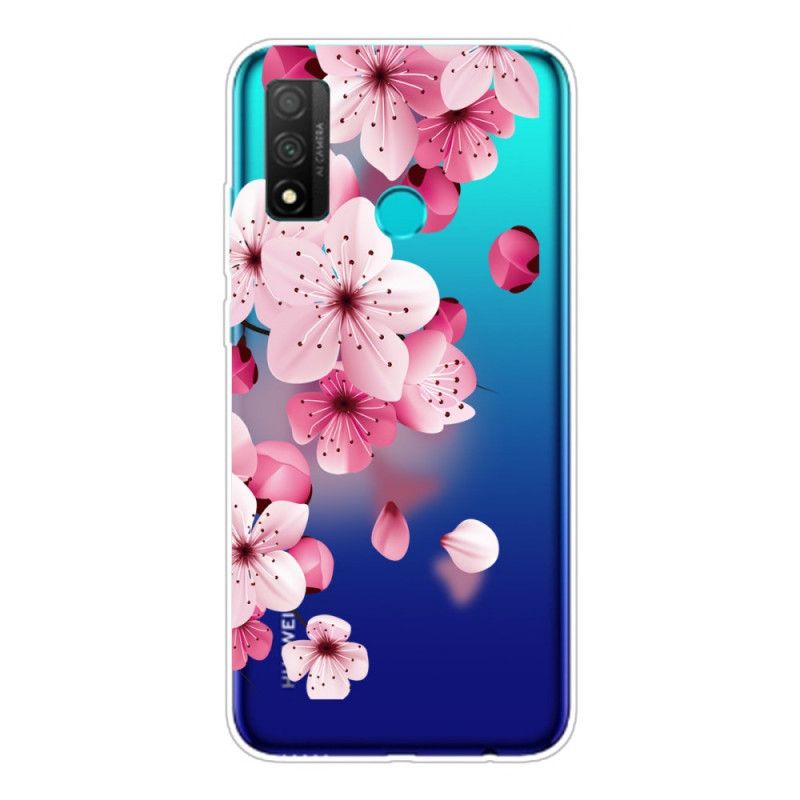 Skal Huawei P Smart 2020 Mobilskal Stora Rosa Blommor