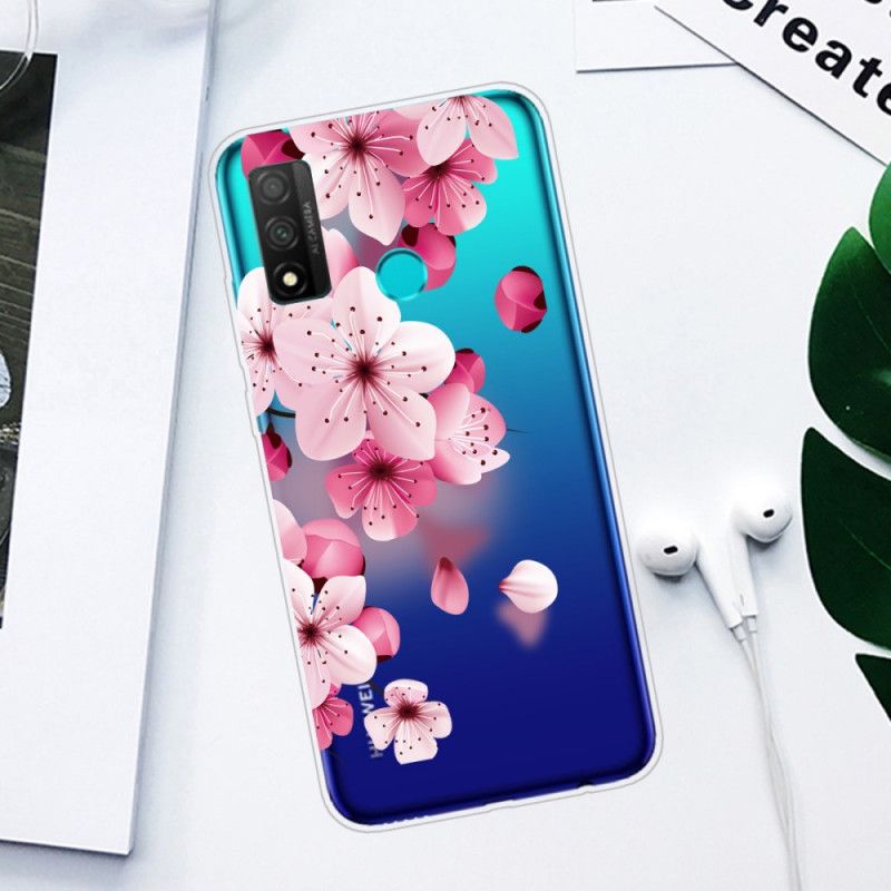 Skal Huawei P Smart 2020 Mobilskal Stora Rosa Blommor