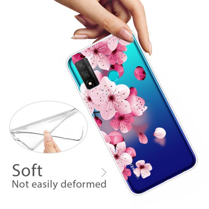 Skal Huawei P Smart 2020 Mobilskal Stora Rosa Blommor