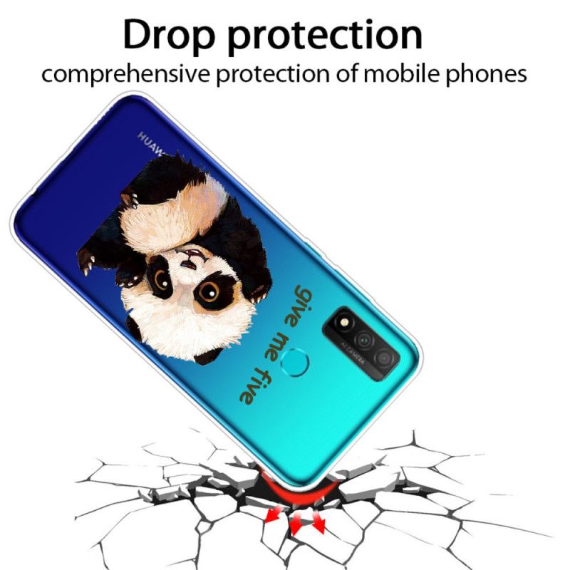 Skal Huawei P Smart 2020 Mobilskal Transparent Panda Ge Mig Fem