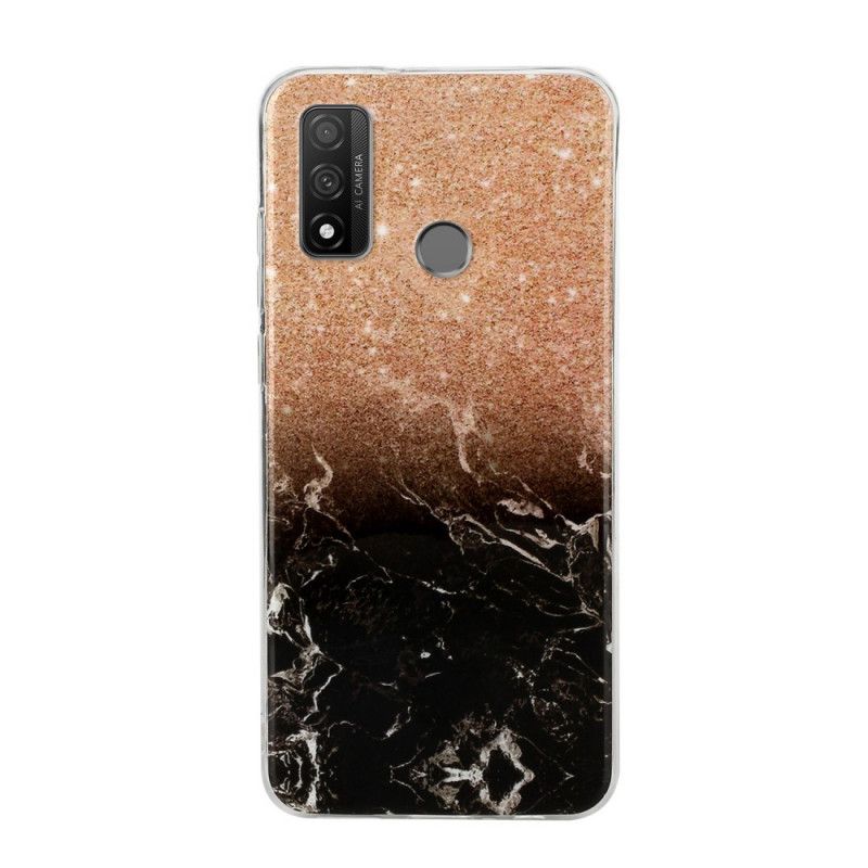 Skal Huawei P Smart 2020 Svart Glitter Av Marmor