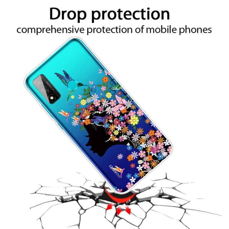 Skal Huawei P Smart 2020 Transparent Blommflicka