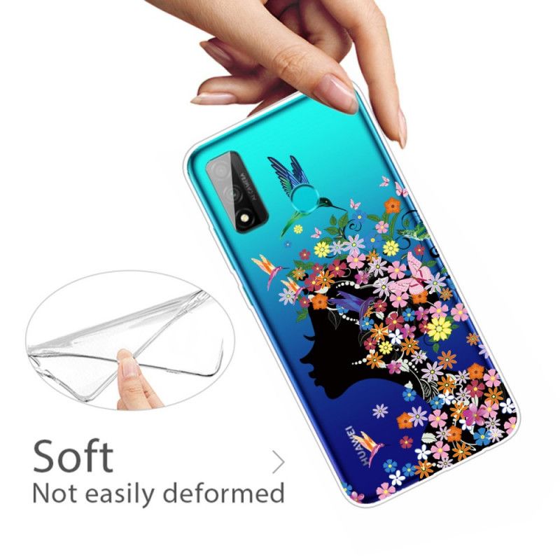 Skal Huawei P Smart 2020 Transparent Blommflicka