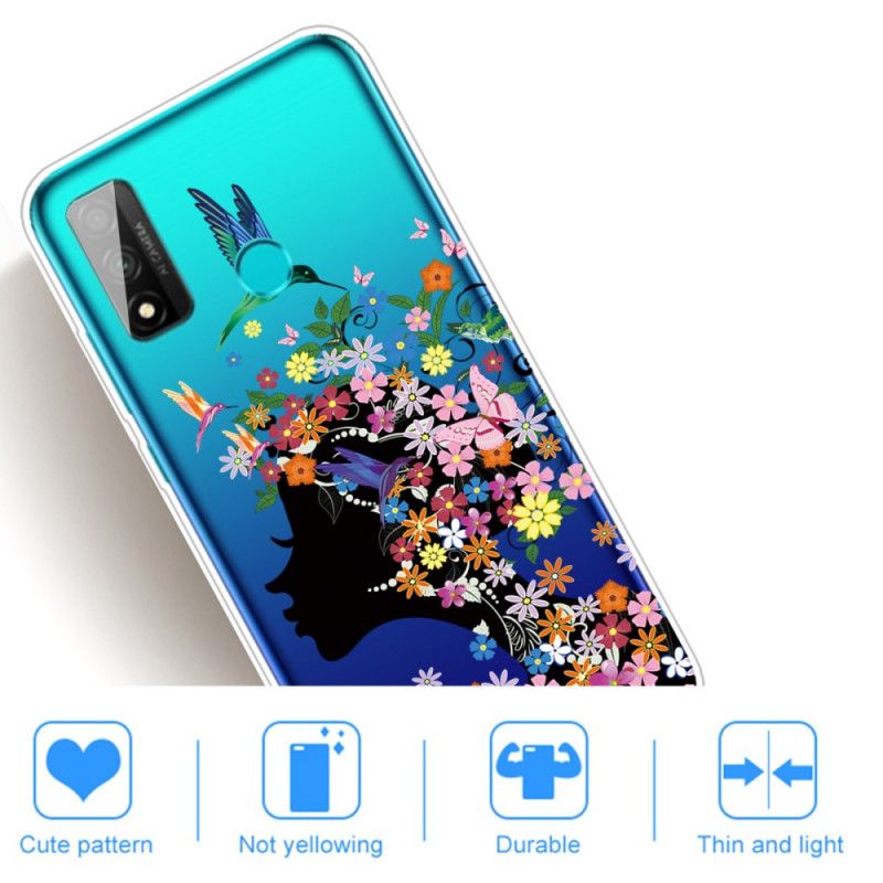 Skal Huawei P Smart 2020 Transparent Blommflicka