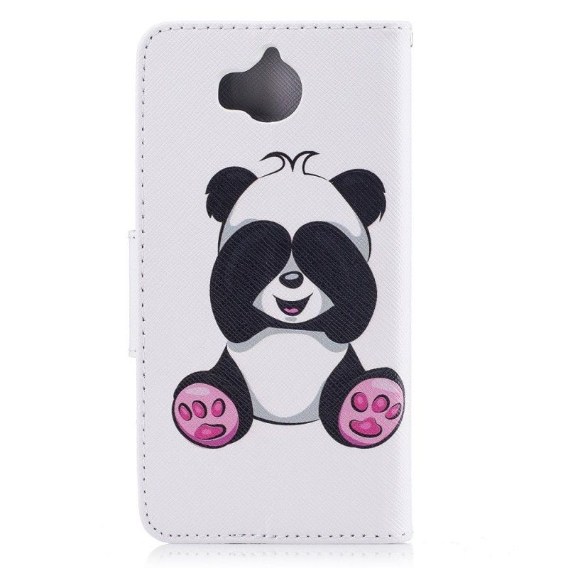 Fodral för Huawei Y6 2017 Rolig Panda