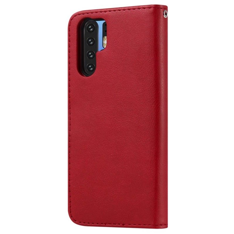 Fodral Huawei P30 Pro Svart Avtagbar Retro