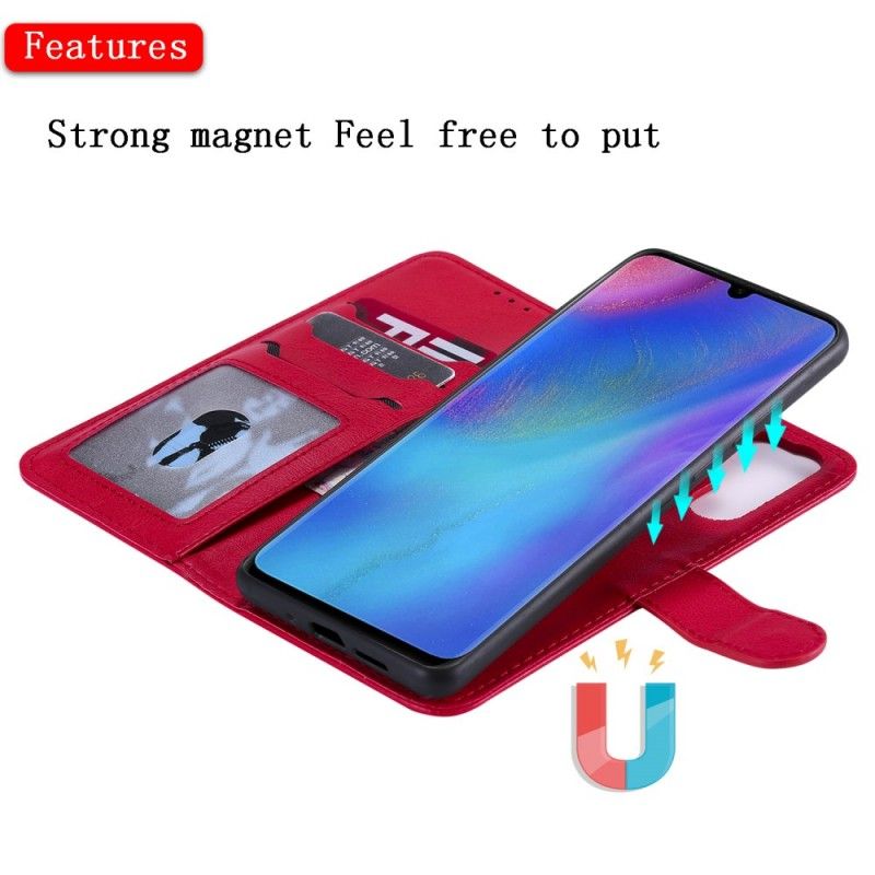 Fodral Huawei P30 Pro Svart Avtagbar Retro