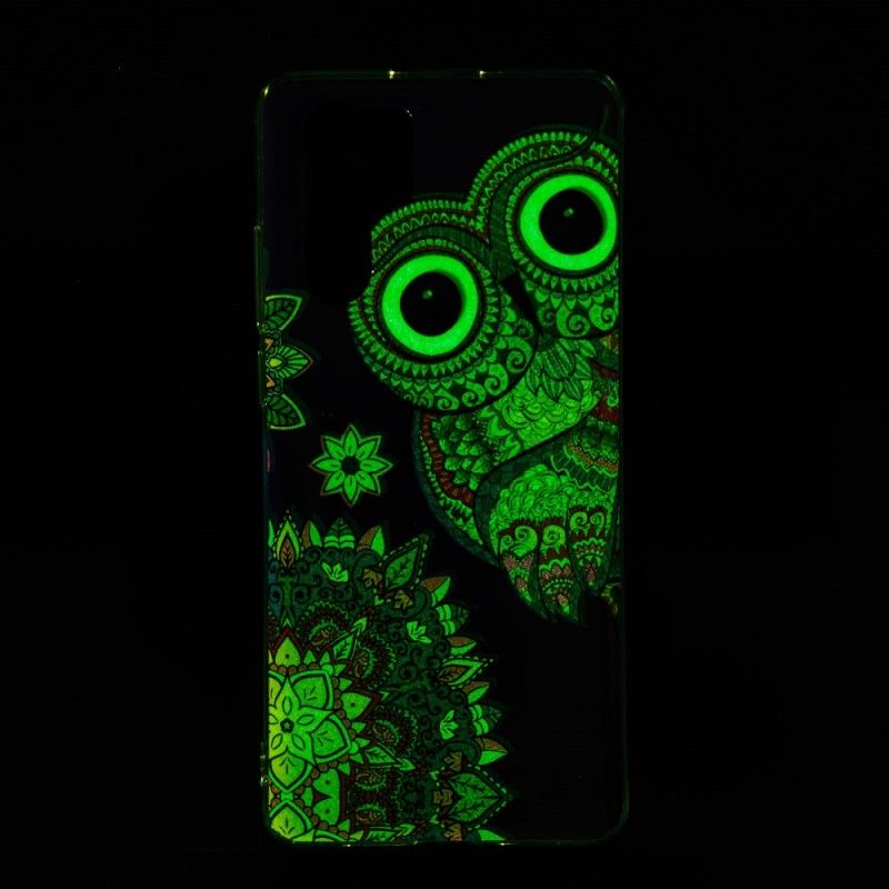 Skal för Huawei P30 Pro Fluorescerande Mandalauggla