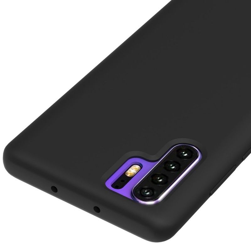 Skal för Huawei P30 Pro Svart Silikonvätska