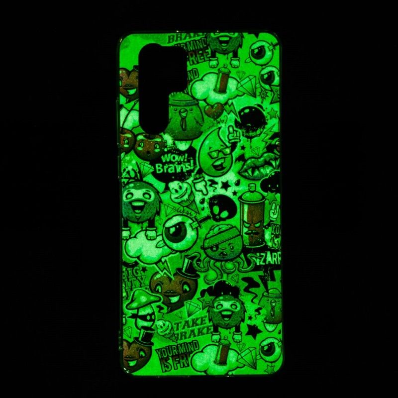 Skal Huawei P30 Pro Fluorescerande Galenskap